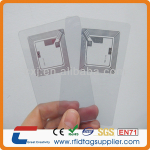 Cxj 13.56MHz ชิป NFC ใสนามบัตร - Product Image 3