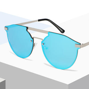 Nuevas gafas de sol con montura metálica, protección UV400, lentes de PC, unisex, a la moda, para viajes, conducción, pesca, Wenzhou QC3589 - Product Image 3