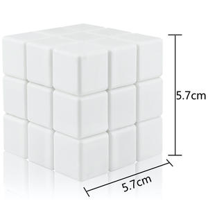 <span class=keywords><strong>Cubo</strong></span> de <span class=keywords><strong>Rubik</strong></span> de Plástico Ecológico de 3.5/5.7cm de Beckon Wholesale, Personalizable, Blanco, Regalo de Bienvenida, Obsequios para Ferias Comerciales - Product Image 2