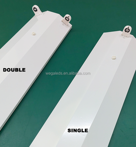 Led ống đèn đồ đạc Trần núi 4ft 2ft 0.6m 1.2m <span class=keywords><strong>T8</strong></span> 6500K PP cơ sở thường xuyên khung đèn một khung đôi ánh sáng phù hợp - Product Image 4