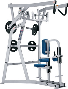 Máquina de remo y dominadas con carga de placas CX-HM31 para ejercitar espalda y pecho - Product Image 2