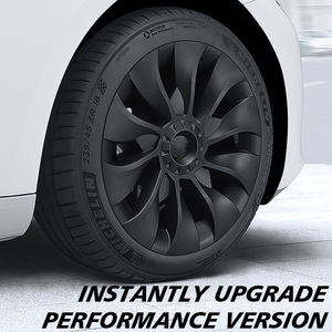 Y ฝาปิดล้อสำหรับรุ่น Y/<span class=keywords><strong>3</strong></span>,ฝาครอบดุมล้อขนาด18 19นิ้วสำหรับ <span class=keywords><strong>Tesla</strong></span> รุ่น Y พร้อมสติ๊กเกอร์โลโก้ T ฝาปิดล้อสำหรับ <span class=keywords><strong>Tesla</strong></span> รุ่น Y 2020 2021 2022 - Product Image 2