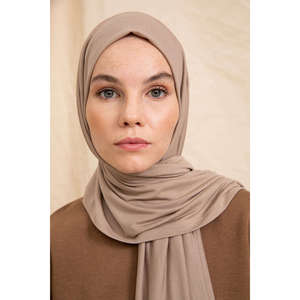 Cotton <b>Square</b> <b>Scarf</b> & <b>Handkerchief</b> Mink Product Category - Product Image 3