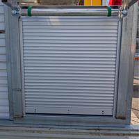 Rideau roulant extérieur de porte à obturateur automatique de camion de pompiers d'alliage d'aluminium de conception moderne avec le matériel ouvert de serrure de style pour des hôtels