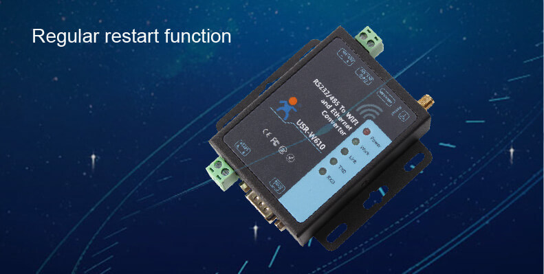 USR-W610 RS485/RS232 support Port Modbus TCP/RTU Industrial WiFi Serial to Ether