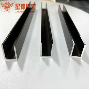 <span class=keywords><strong>Profilé</strong></span> en U en aluminium série Chrome 6000 pour panneaux muraux en verre <span class=keywords><strong>de</strong></span> 10 mm, 95 pouces <span class=keywords><strong>de</strong></span> long, services <span class=keywords><strong>de</strong></span> pliage/découpe/soudage - Product Image 2