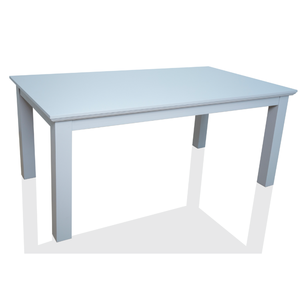 Mesa de comedor de madera lista para montar de diseño moderno de ALMELINDA, fabricada directamente en Vietnam para uso en hoteles - Product Image 3