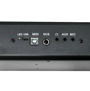 Piano numérique personnalisable à 88 touches avec clavier lesté multifonctionnel, capacités <span class=keywords><strong>Bluetooth</strong></span> et <span class=keywords><strong>MIDI</strong></span>, vente en gros pour adultes - Product Image 3