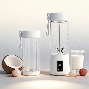 Licuadora Portátil de 400 ml, Sin BPA, Silenciosa, 2 en 1, para Auto, Gimnasio y Exteriores, Funciona con Batería, USB-C, para Hacer Smoothies y Jugos - Product Image 6