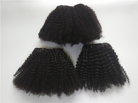 Meilleure Qualité de Tissage Cheveux Crépus Afro, Lot de Cheveux Afro Bouclés Torsadés 4A 4B 4C, Cheveux Humains Afro Crépus Vierges Brésiliens