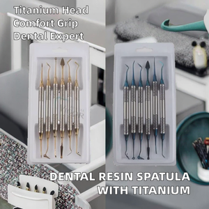 Espátulas de Resina Dental para Rellenos de Composite, Cabeza de Acero Inoxidable, Mango Grueso Ergonómico, Manual, Reutilizable, para <span class=keywords><strong>Ortodoncia</strong></span> - Product Image 2