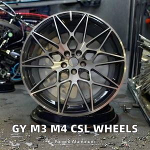 Rines de Carreras Cóncavos Multirradio GPW 666M Personalizados, <span class=keywords><strong>M3</strong></span> M4 <span class=keywords><strong>CSL</strong></span>, Aluminio Forjado Pulido, 18-21 PCD 100mm ET 30 20mm, para Autos de Pasajeros - Product Image 2