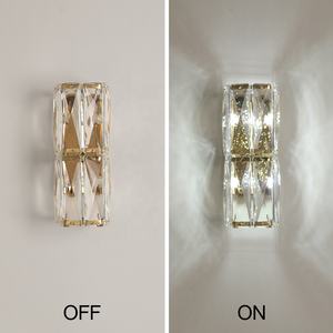 Werkspreis moderne zylindrische Edelstahl-Kristall-7W-Led-Wandlampe - Product Image 4