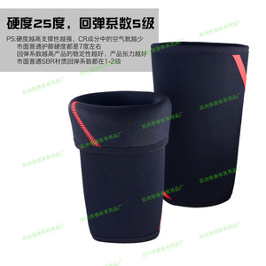 2024 actualizado clásico 7mm neopreno transpirable importado CR rodillera cubierta de pierna fuerza levantamiento de pesas Squat <span class=keywords><strong>Hercules</strong></span> Fitness - Product Image 3