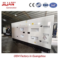 Groupe électrogène diesel insonorisé 200 kVA triphasé 160 kW avec moteur Baudouin Weichai, option ATS, fabriqué par l'usine OEM de Guangzhou