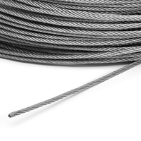 Câble en acier inoxydable SS304 de 12 mm, câble de suspension en acier, corde en acier utilisée pour diverses applications