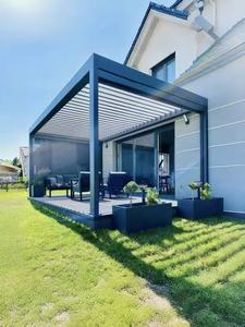 Pérgola Retráctil Personalizada de Aleación de Aluminio Impermeable, Ecológica, Anticorrosiva y Duradera con Garantía de Más de 15 Años para Patio Trasero - Product Image 6