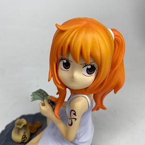 Figurine d'action Nami jeune de 10 cm, mignonne, One Piece, figurine d'anime, jouet, modèle, décoration de bureau, ornement pour boîtier d'ordinateur - Product Image 3