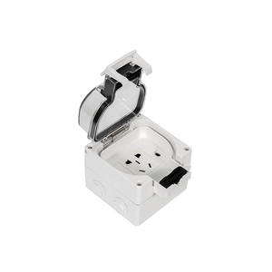 Materiale PC messa <span class=keywords><strong>a</strong></span> terra Standard per esterni scatola interruttori di classe IP66 <span class=keywords><strong>presa</strong></span> impermeabile multifunzionale nuova sicura e durevole 250V 16A - Product Image 2