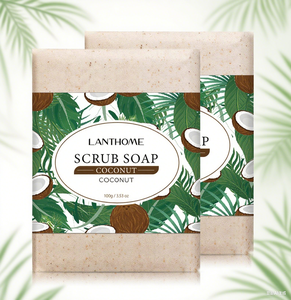 Nuevo jabón orgánico de manteca de karité, aceite de oliva y coco con ingredientes herbales, barra sólida para todo tipo de piel, muestras gratis incluidas - Product Image 4