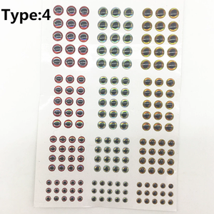 Yeux 3d de taille mixte en plastique holographique Fish Eye <span class=keywords><strong>Wind</strong></span> <span class=keywords><strong>Earth</strong></span> Ice <span class=keywords><strong>Fire</strong></span> Style Fly Tying Material - Product Image 6