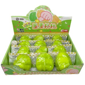 Juguete antiestrés <span class=keywords><strong>de</strong></span> TPR <span class=keywords><strong>de</strong></span> 9 cm con relleno <span class=keywords><strong>de</strong></span> harina <span class=keywords><strong>de</strong></span> <span class=keywords><strong>carambola</strong></span> termocrómica, simulación <span class=keywords><strong>de</strong></span> fruta estrella, juguete blandito para aliviar el estrés y la tensión. - Product Image 1