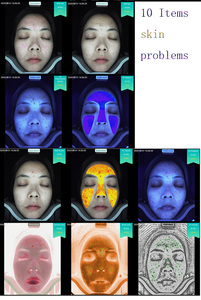 Máquina Analizadora de Piel Inteligente de Escritorio Modelo M6, Análisis Facial 3D, Escaneo Facial, ABS y Acero Inoxidable, para Australia - Product Image 3