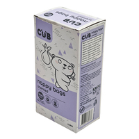 Caja de Embalaje para Pañales de Papel Ecológico, Biodegradable y Reciclable, Personalizada por el Fabricante, con Impresión en Color Morado