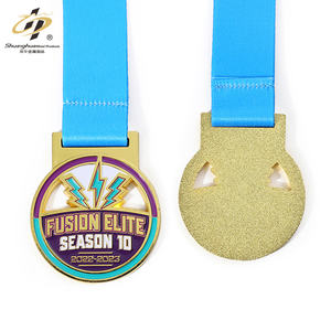 Concevez votre propre médaille en métal en alliage <span class=keywords><strong>de</strong></span> zinc Conception <span class=keywords><strong>de</strong></span> logo personnalisé Fusion <span class=keywords><strong>Elite</strong></span> Saison 10 Médaille d'or en émail moulé sous pression - Product Image 2
