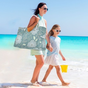 Bolsos de Playa Casuales para Mujer con Cierre Abierto, Forro de Poliéster, Impermeables, para Piscina, Natación y Vacaciones de Primavera - Product Image 1
