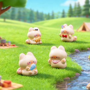Nouvelle Arrivée - Figurines de chat en résine miniatures pour décoration DIY de maison de poupée, jardin féerique, micro-paysage, tableau de bord de voiture et bureau - Product Image 2