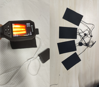 Coussin chauffant rechargeable USB 5V sur mesure avec contrôleur à interrupteur pour le traitement des vêtements