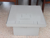 Boîte de distribution d'énergie industrielle en acier inoxydable IP44 avec prise et 2/3/4/5/6 prises de courant 20A 380V avec disjoncteur et ports USB