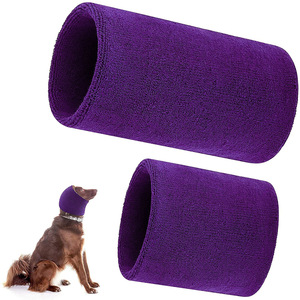 Couvre-oreilles pour chien gris, violet, bleu, couvre-oreilles élastiques chauds pour l'hiver, pour chiens S M L - Product Image 2