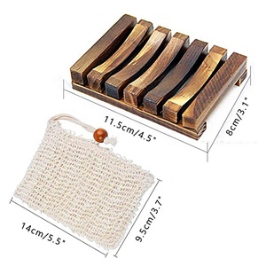 Boîte à <span class=keywords><strong>savon</strong></span> en bambou et bois naturel OEM et sac à <span class=keywords><strong>savon</strong></span> en <span class=keywords><strong>Sisal</strong></span> salle de bain douche étui à <span class=keywords><strong>savon</strong></span> en bambou et plat pour salle de bain - Product Image 5