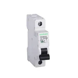 Factory price 10kA 63A Curve C circuit breaker MCB tuv CB certificate