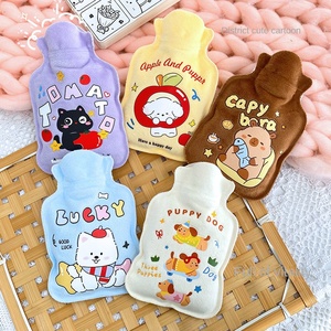 Flocking High Density PVC Small Water Injection Hot Water <b>Bag</b> Winter Student Portable <b>Mini</b> Cartoon Cute Hand Warmers - Product Image 3