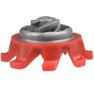 Pointes de golf Tri-Lok à rotation rapide en caoutchouc de style sport gris rouge et accessoires de chaussures de golf en plastique - Product Image 2