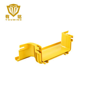 Chemin de câbles jaune adapté aux besoins du client efficace évalué du feu de fibre pour la salle de machine - Product Image 5