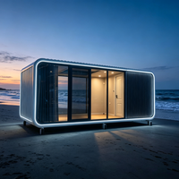 Kit de maisonnette Apple Cabin haut de gamme avec salle de bain intégrée et cuisine sur mesure pour projets de séjour à la ferme avec aménagement personnalisé