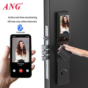 3D Face Recognition Intercom Lithium Battery For Smart Door Lock <strong>Fingerprint</strong> Password Ic Card Ttlock Palm Vein Digital Door Lock - Product Image 2