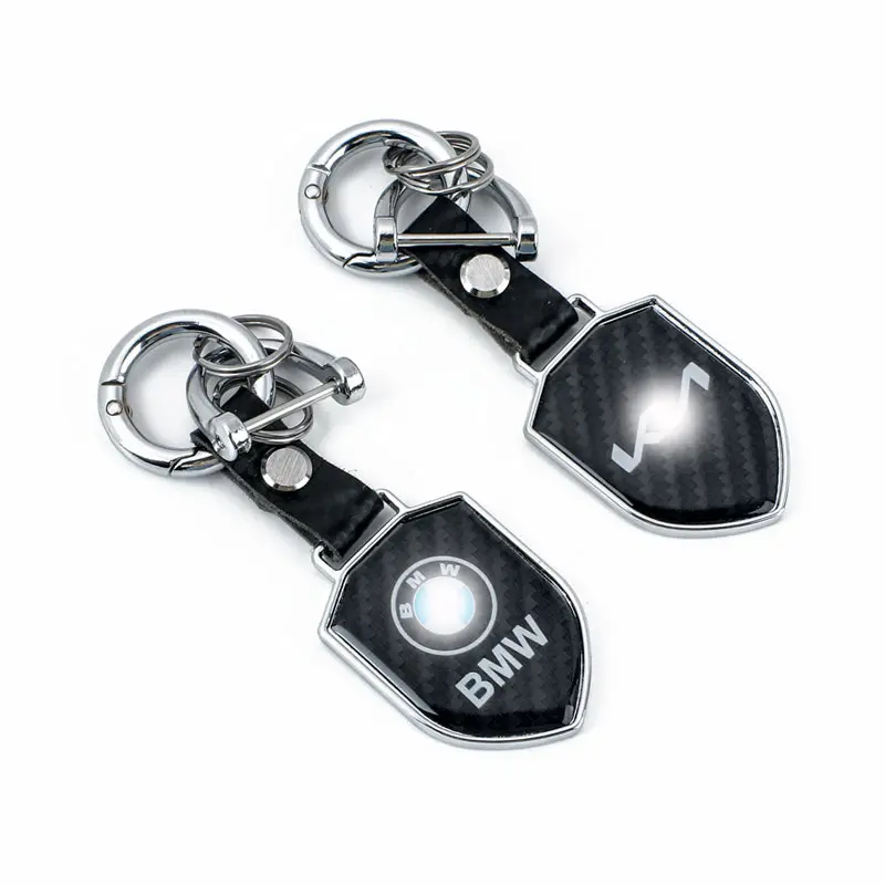 3d Rubber Keychain Kelenate Car Interior Accessories Wholesale Custom Logo Carbon Fiber Car Key Chain