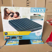 Intex-64734 Großhandel Lager versand bereit Pvc Vergrößern Traum Grüne Luft matratze