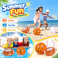 Ballons de plage gonflables personnalisés en PVC pour le basketball, le baseball, le volley-ball, le rugby, jouets de piscine pour les jeux d'été à la plage et en piscine