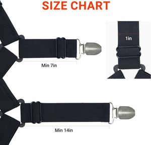 Clip Metálico Ajustable y Sostenible Thetrend para Sujeción de Sábanas, Edredones, Manteles y Fundas de Sofá - Product Image 4