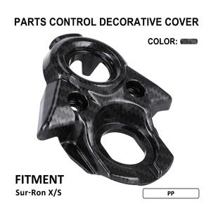 Cache-interrupteur JFG en fibre <span class=keywords><strong>de</strong></span> carbone, cache-interrupteur <span class=keywords><strong>de</strong></span> démarrage, cache-cylindre <span class=keywords><strong>de</strong></span> serrure à clé pour moto électrique Sur Ron - Product Image 2