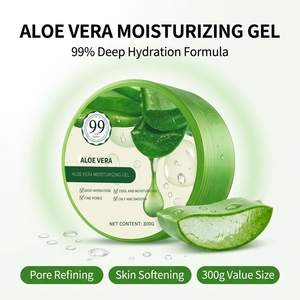 Gel d'aloe vera 100% biologique à base de plantes 300g, hydratant, <span class=keywords><strong>anti</strong></span>-rides, gel d'aloe vera pur, crème nourrissante pour les soins de la peau - Product Image 1