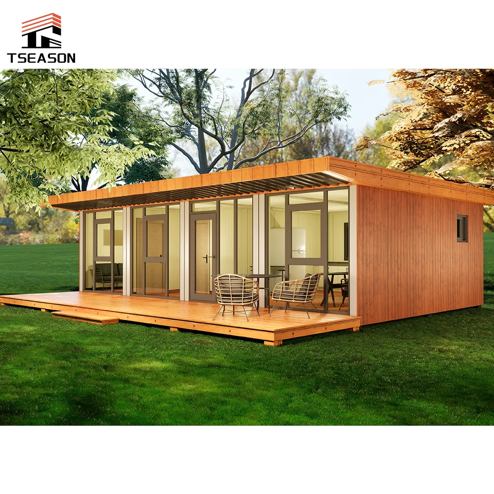 Nhà di động giá rẻ 4 phòng ngủ nhà prefab showroom