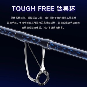 Canne à pêche au surf Shimano Nessa Ss Limited, guides en alliage de titane, canne à leurre en carbone, pêche en eau salée, 2-3m - Product Image 1