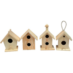 DIY <b>Wooden</b> Bird House-Colorful <b>Model</b> Coloring Toys for Kids for Painting and Customizing Your Own Bird House - Product Image 2